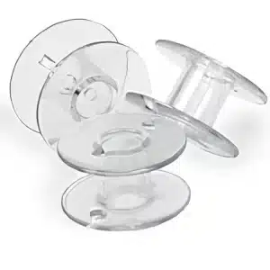 Canillas de plástico para máquina de coser