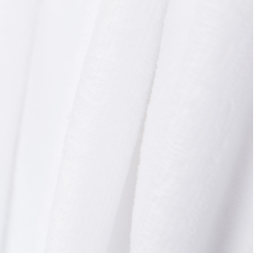 Tela de toalla de bambú suave, absorbente y ecológica en tonos naturales, ideal para toallas y prendas delicadas.