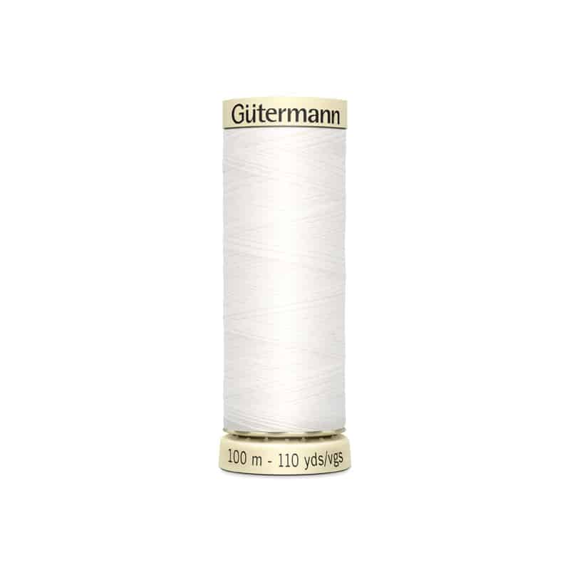 Hilo Gütermann 250m poliester 100% blanco