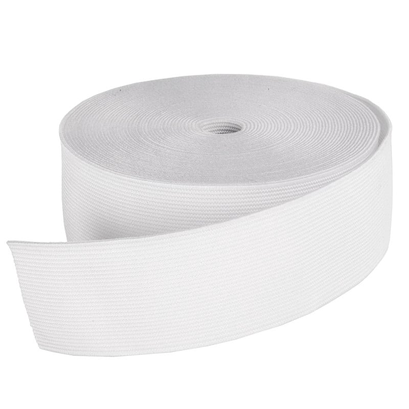 Goma elastica blanda blanca