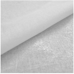 Entretela adhesiva de algodón blanca, ideal para refuerzo de telas, fácil de aplicar y resistente, perfecta para confecciones.