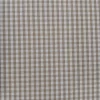 Tela de algodón con estampado de cuadros vichy en color beige y blanco