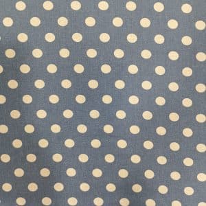 Algodón rustico azul topo beig