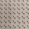 tela-algodon-estampada-geometrica-lila-beige-1 Tela de algodón estampada con cruces en tonos lila y beige, perfecta para confección, patchwork y decoración del hogar.