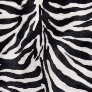 Tela de pelo estampado animal tipo cebra y dálmata ideal para disfraces y carnaval