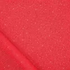 Tela de tul rojo con purpurina plateada ligera y brillante, ideal para disfraces, decoración y confección de carnaval.