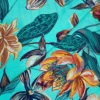 Tela de viscosa floral tropical - Thumbnail Image 2