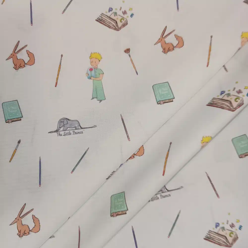 Tela de algodón estampado El Principito - Imagen 2